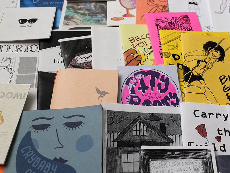 zines from Bird's Nest Zine Library